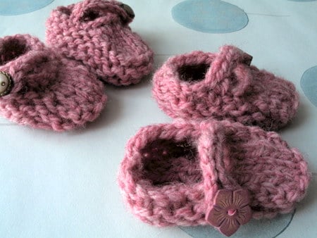 One Hour Baby Booties