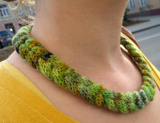 Cabled Braided necklace
