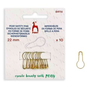 Pony maži žalvariniai žiogeliai 22mm aukso spalvos - 1x10pcs