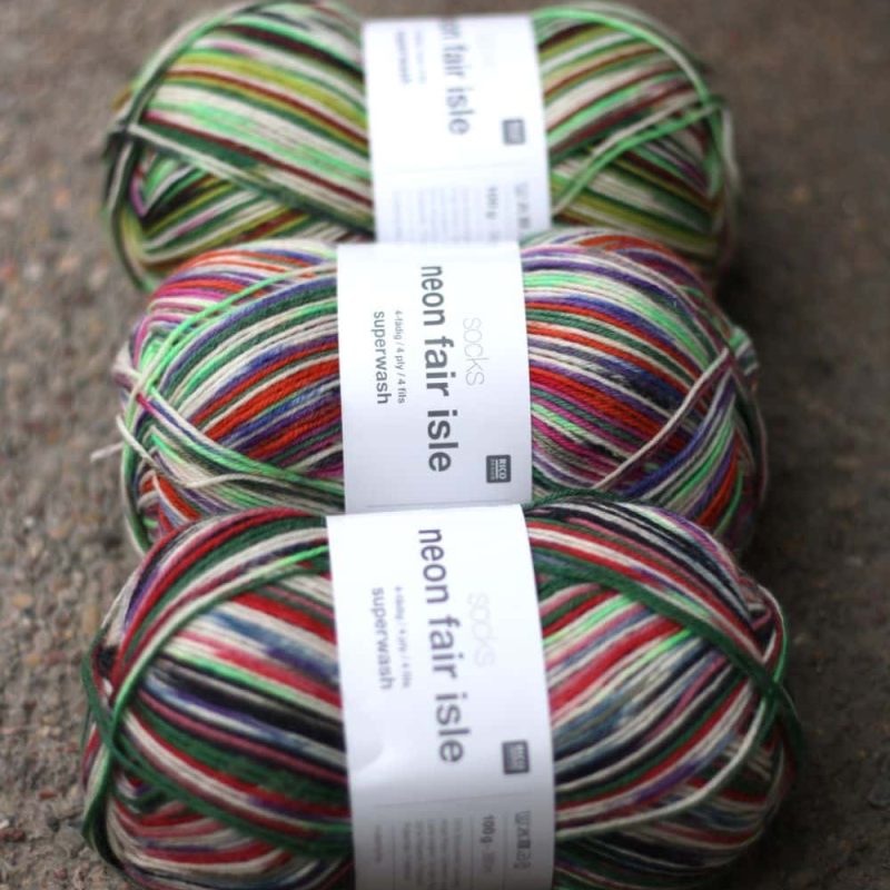 Neon Fair Isle